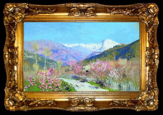 framed  Isaac Levitan Spring in Italy, ta009-2